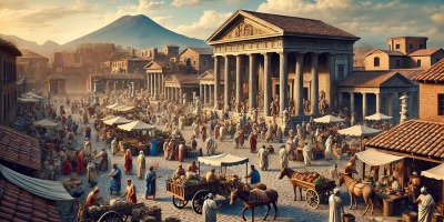 A Day in the Life of Ancient Pompeii- Living in the Shadow of Vesuvius