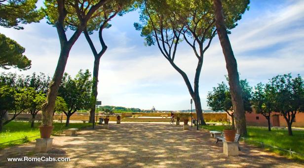Aventine Hill Parco Savello Orange Garden Giardino dArancio_RomeCabs