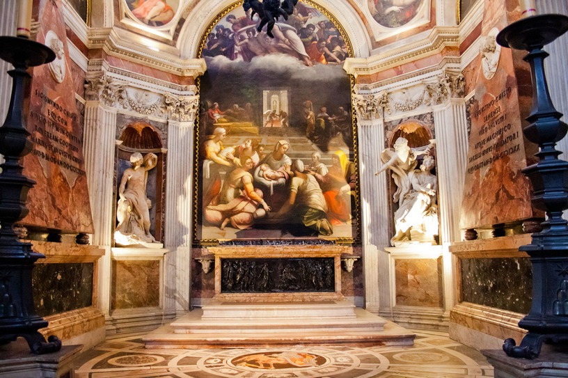 Chigi Chapel Santa Maria del Popolo Church in Rome off the beaten path things to see do