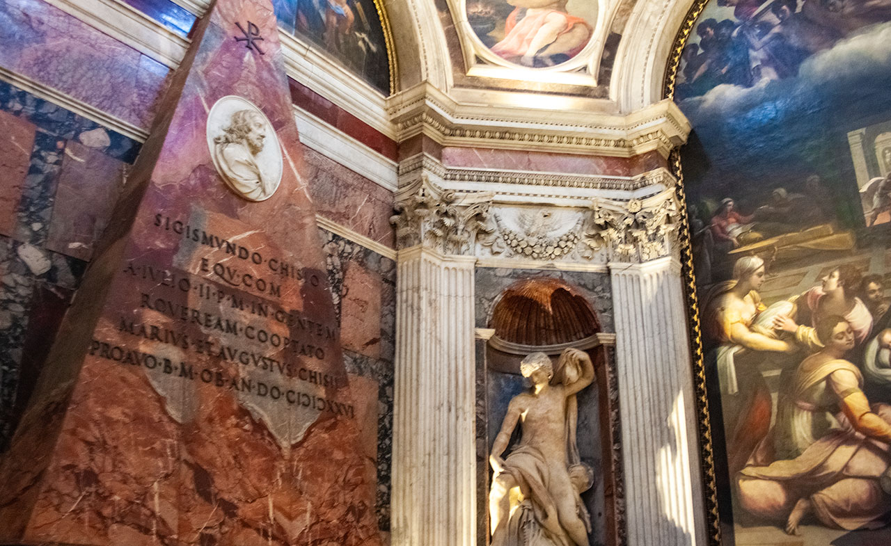 Chigi Chapel Santa Maria del Popolo Rafael and Bernini