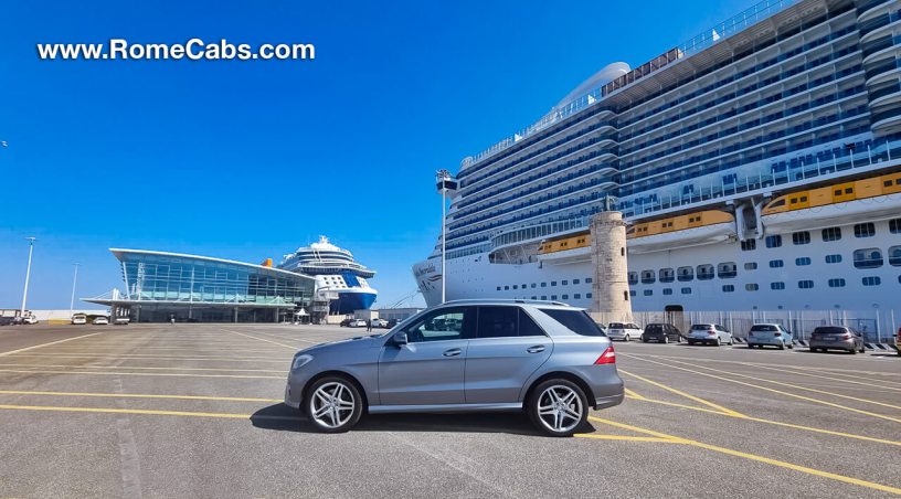 Luxury Transfer from Civitavecchia private excursions RomeCabs