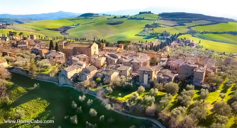 Monticchiello_Best Tuscany Tours from Rome in limo tours