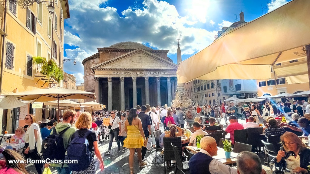 Piazza della Rotonda Pantheon Rome most beautiful squares limo tours