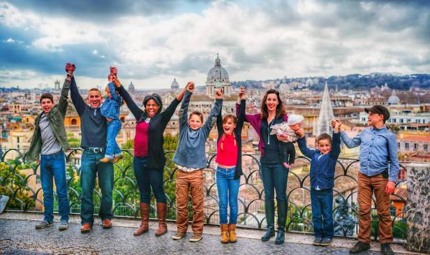 Rome_Tours_Happy_Tourists ROME TOURS ROMECABS