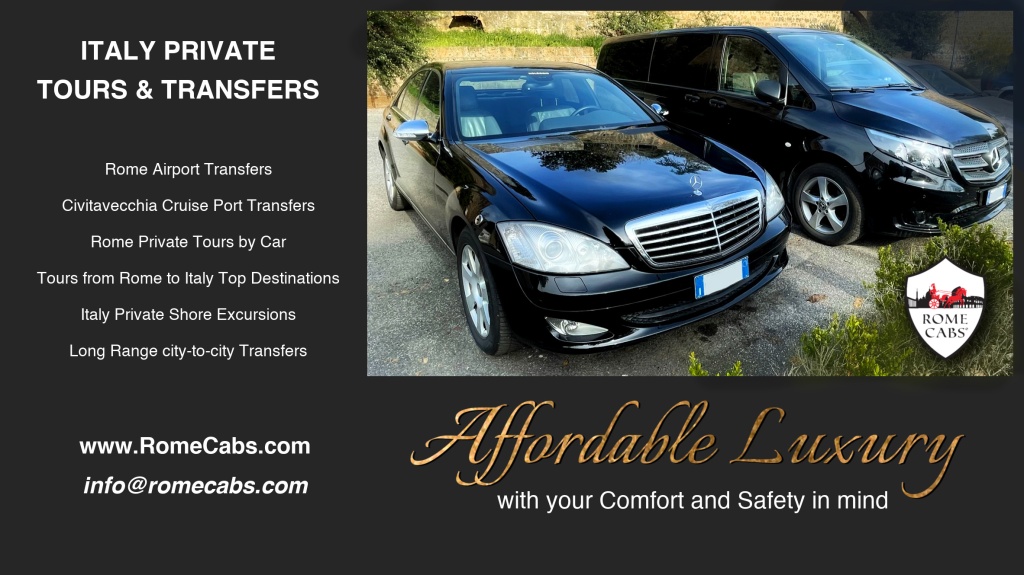 RomeCabs Italy Private Tours Transfers Shore Excursions_