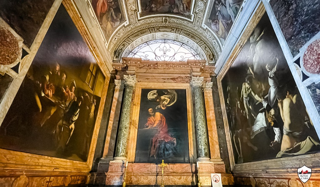 San Luigi dei Francesi Caravaggio Painting in Rome best tours RomeCabs