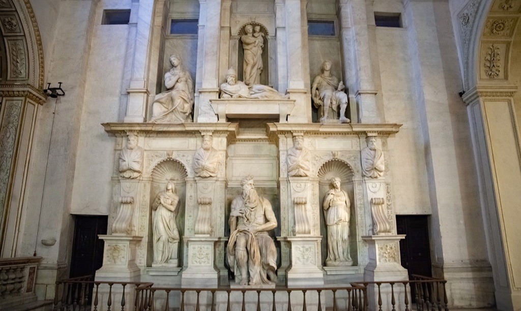 St Peter in Chains Church Michelangelo Moses most famous churches in Rome luxury tours