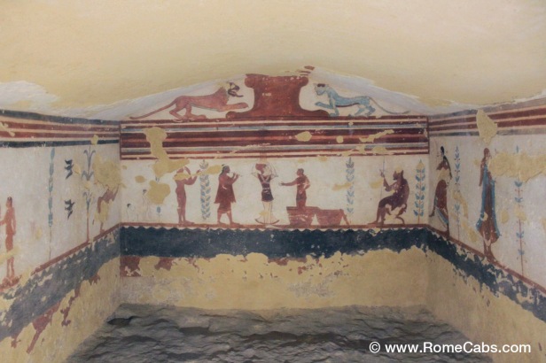 Day Trips from Civitavecchia I Rome, Countryside - TARQUINIA ETRUSCAN TOMBS - RomeCabs